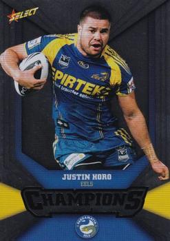 2011 NRL Champions - Silver Parallel #SP118 Justin Horo Front